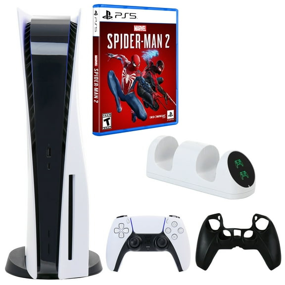 Sony PlayStation 5 Core with Spider Man 2 Game and Accessories