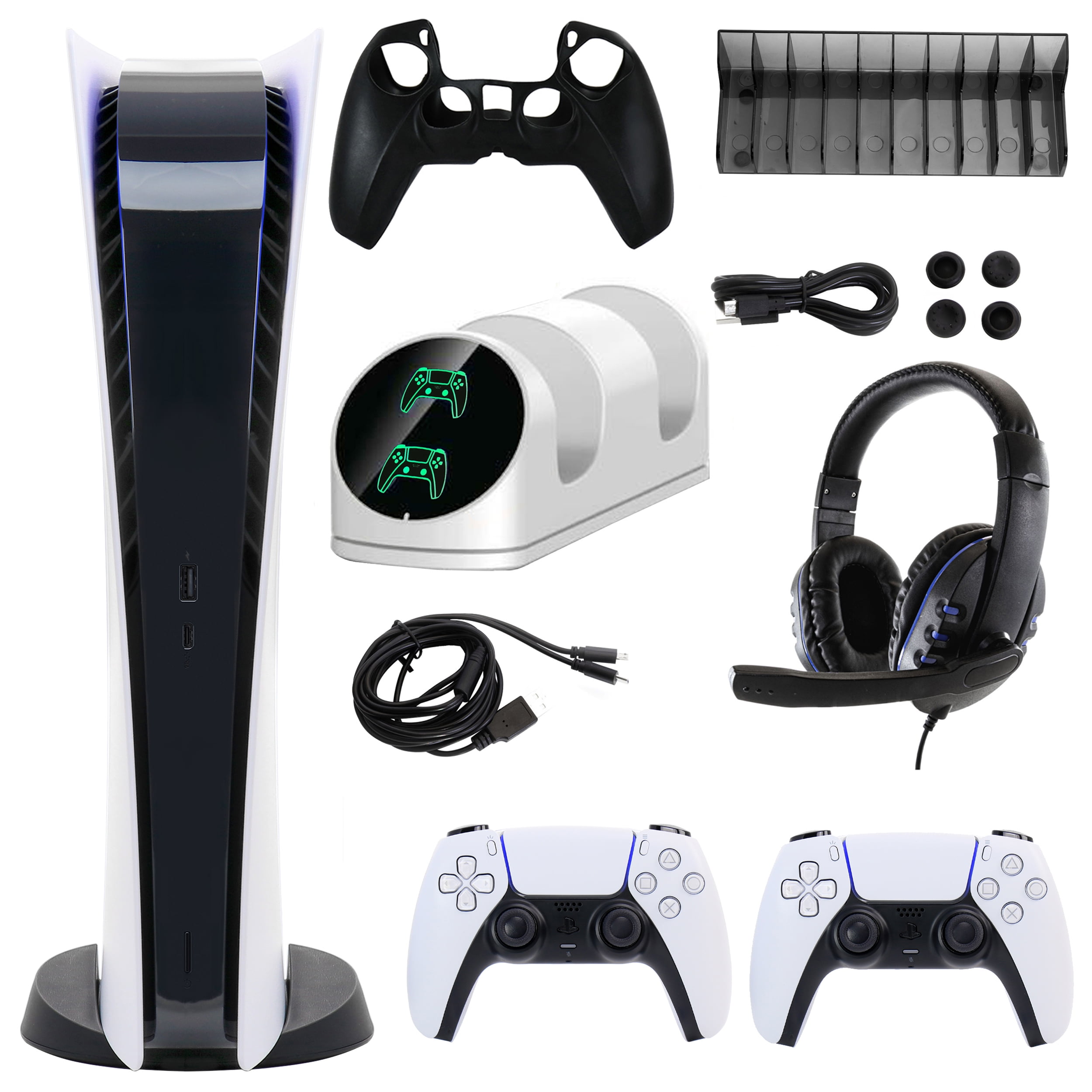 Playstation 5 Digital Mate Verde - X Controllers - Mandos