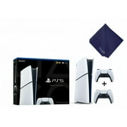 Sony PlayStation_5 Digital Edition Slim Console with Extra DualSense Wireless Controller   Ultimate Gaming Bundle Disc-Free, 1TB SSD