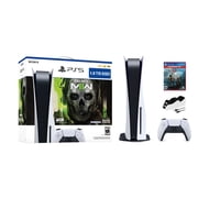 Sony PlayStation 5 Disc Edition 1.8TB with Call of Duty Modern Warfare II Bundle, Black