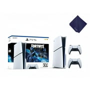Sony PlayStation_5 Disc Edition Fortnite Cobalt Star Bundle with Extra Controller, 1TB SSD, and 4K Gaming Power