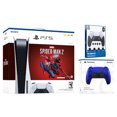 thumbnail image 1 of Sony PlayStation 5 Disc Marvel’s Spider-Man 2 Bundle with Extra Cobalt Blue Controller and Surge FPS Grip Kit, 1 of 4