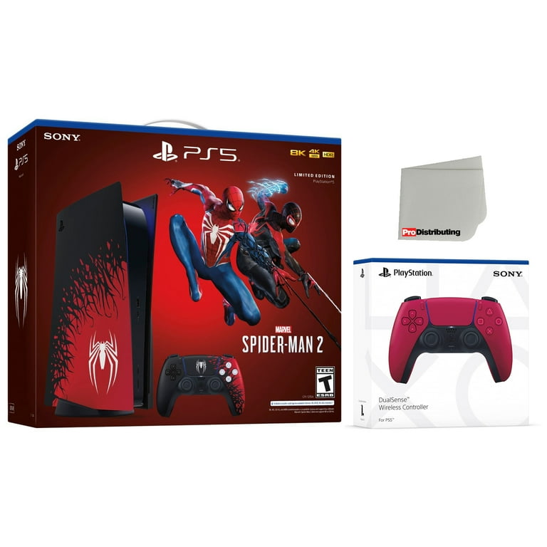 Sony PlayStation 5 Spider-Man Edition with Extra Red