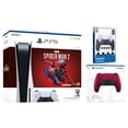 thumbnail image 1 of Sony PlayStation 5 Disc Marvel’s Spider-Man 2 Bundle with Extra Volcanic Red Controller and Surge FPS Grip Kit, 1 of 4