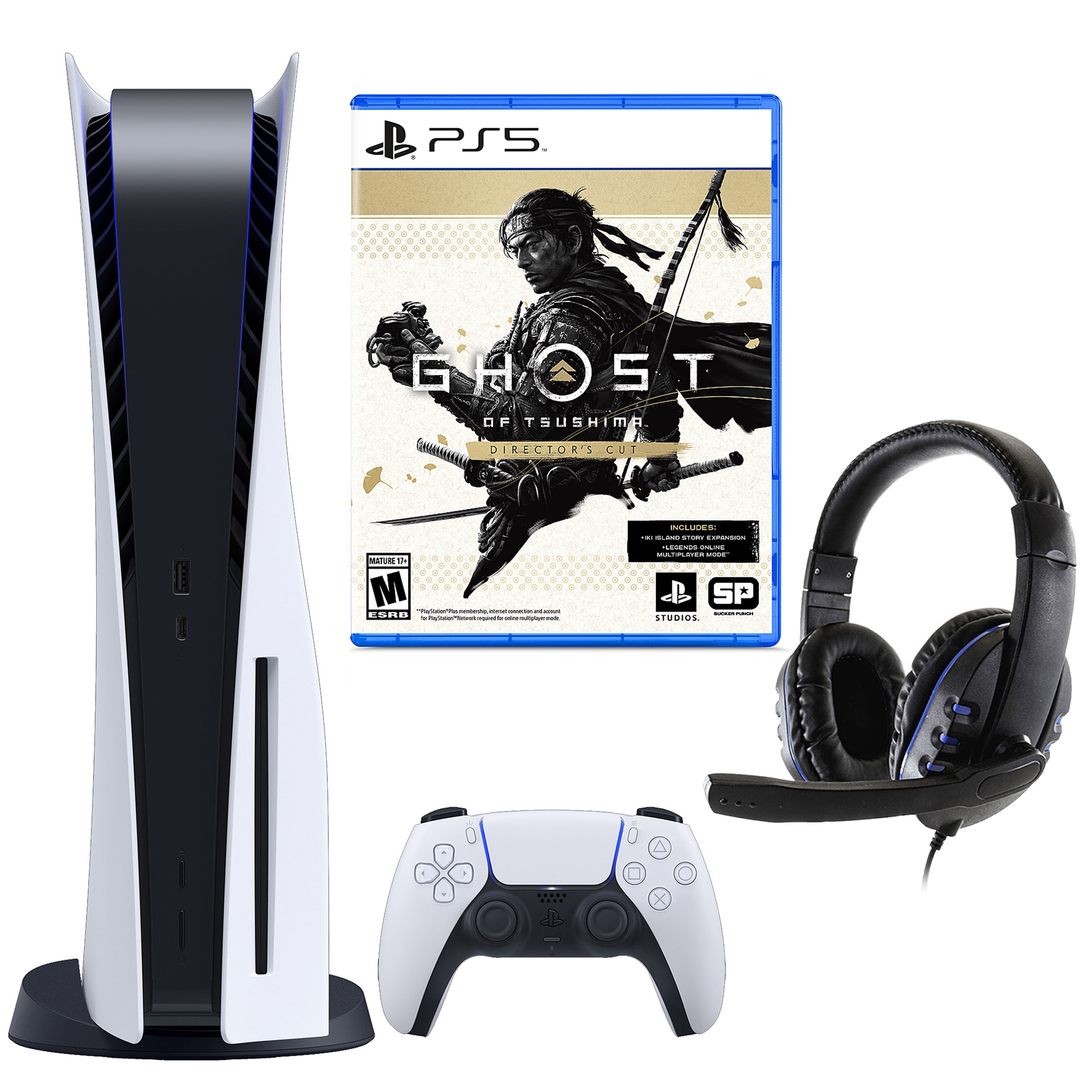 Sony Playstation 5 DualSense Edge Wireless Controller + Ghost of Tsushima  Director's Cut for PS5 for $200