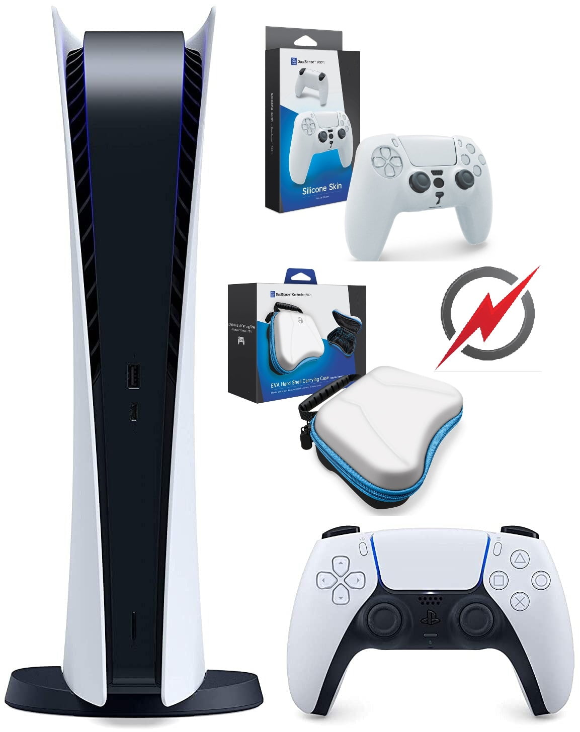 Sony PlayStation 5   PS5 Digital Edition Accessories Bundle