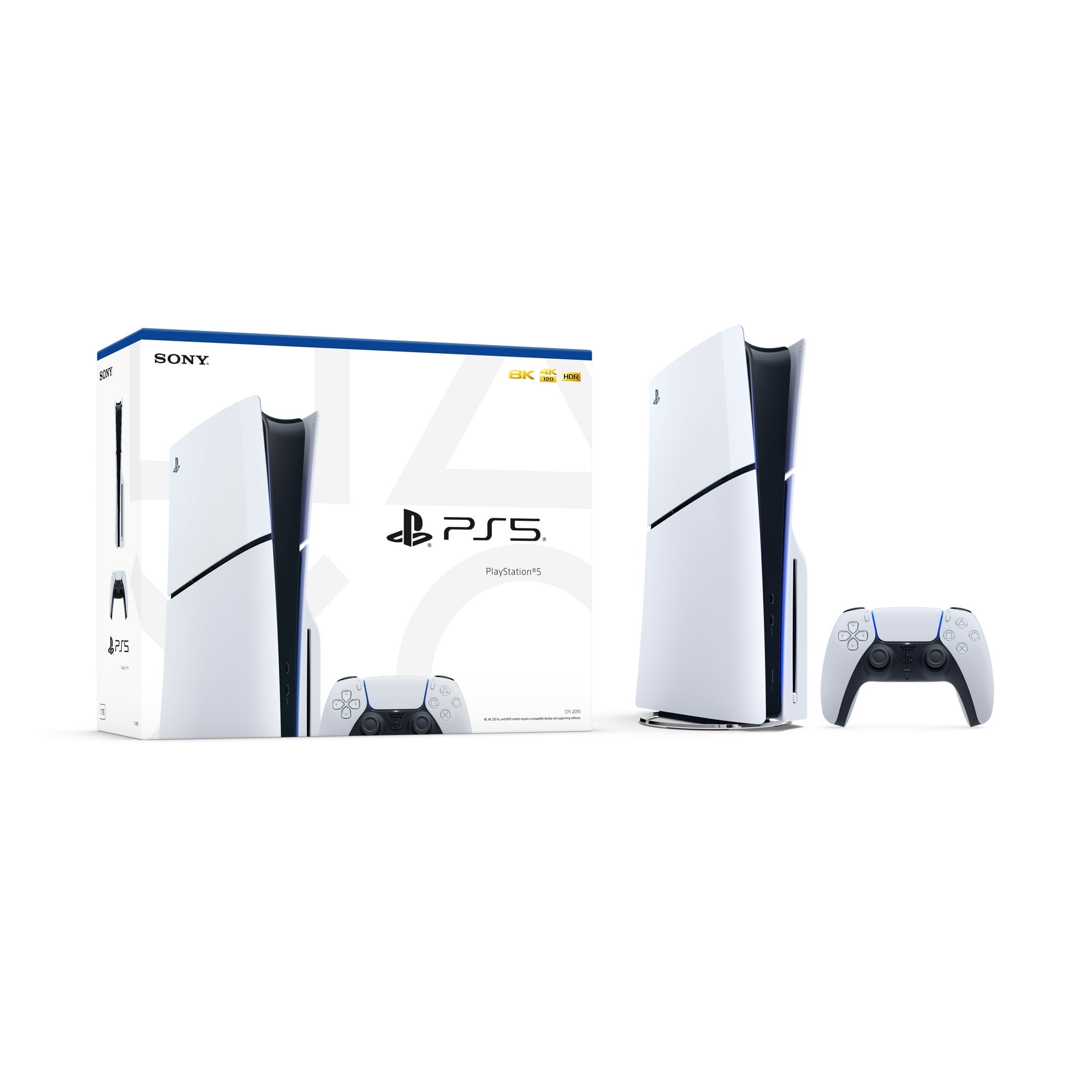 Sony PlayStation 5 (PS5) Newest Slim Disc Console with 1 TB