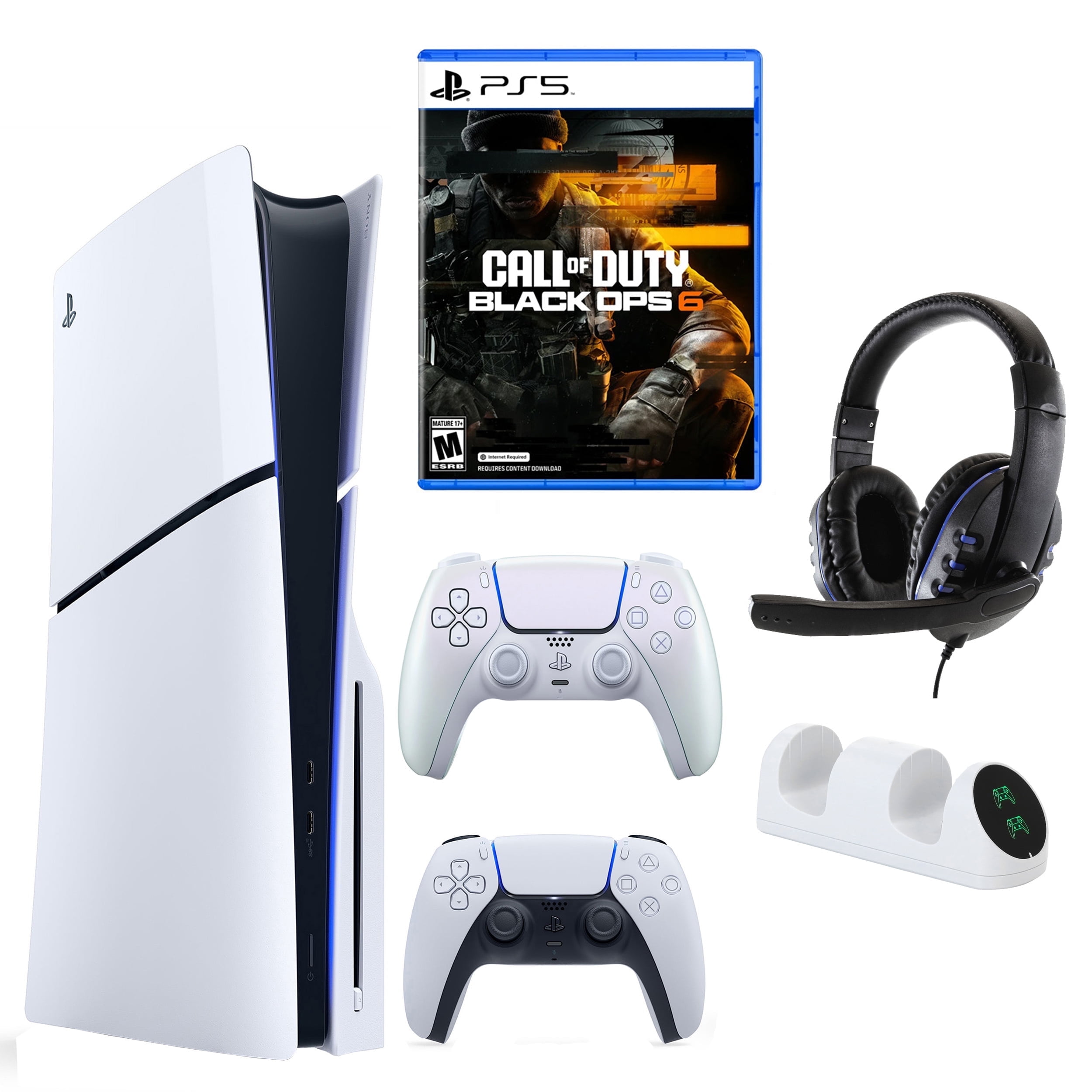 Sony PlayStation 5, PS5 with COD Black OPS 6, Extra Controller & Accessories