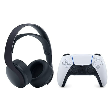 Sony PlayStation 5 PULSE 3D Wireless Gaming Headset and DualSense Controller Bundle - Glacier White