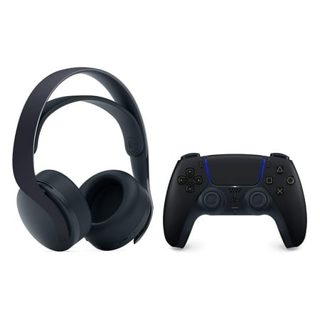 Sony PlayStation 5 PULSE 3D Wireless Gaming Headset and DualSense Controller Bundle - Midnight Black