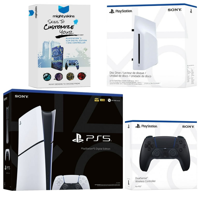 Sony PlayStation 5 Slim Digital Bundle with Disc Drive, Extra