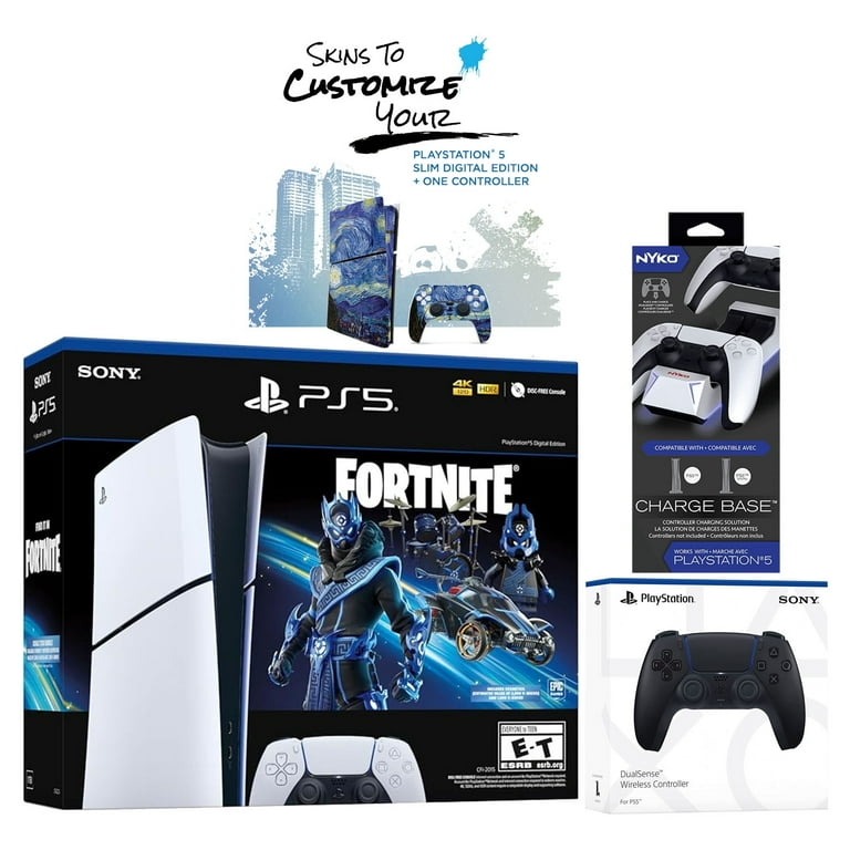 Sony PlayStation 5 Slim Digital PS5 Fortnite Cobalt Star