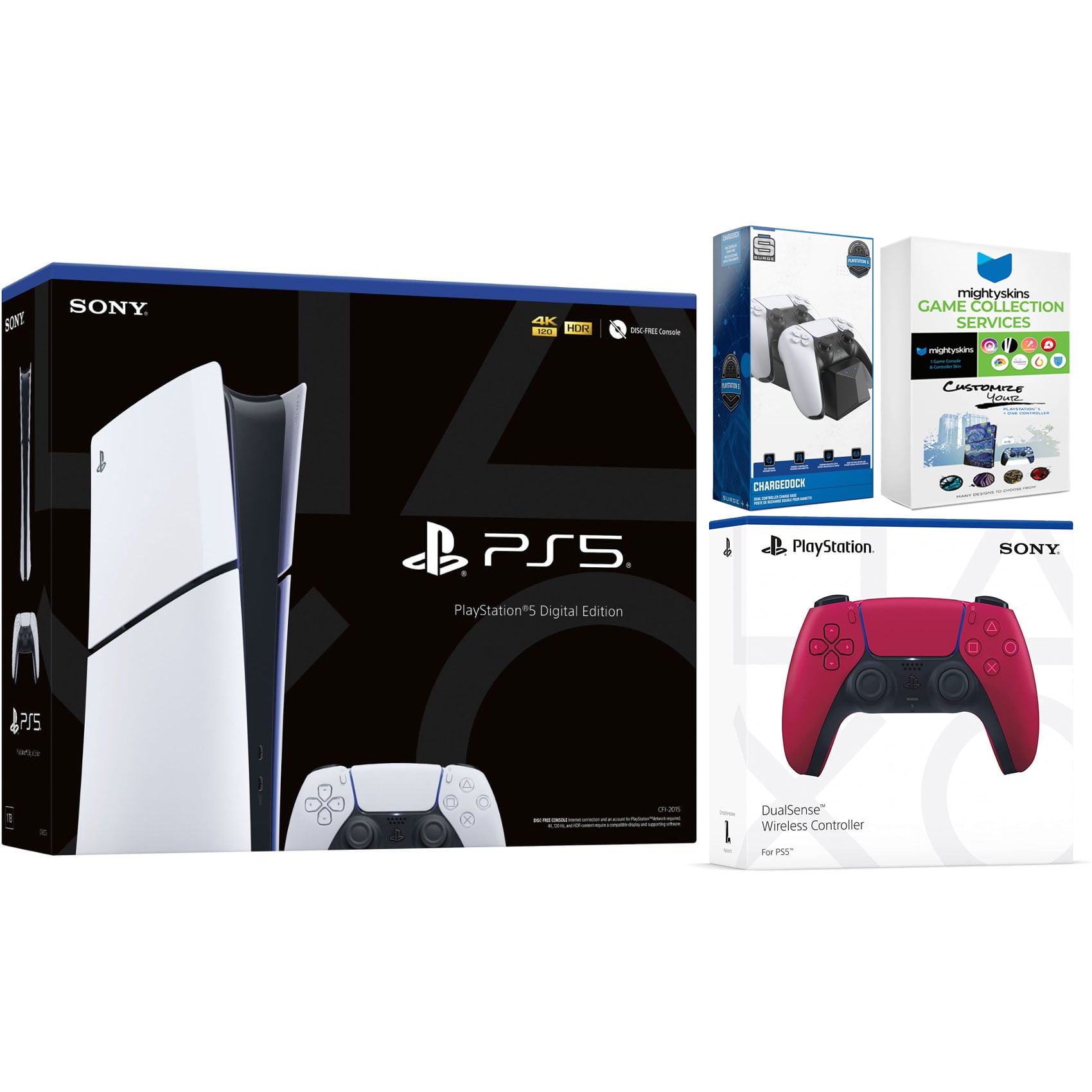 Sony PlayStation 5 Slim Digital with Extra Midnight Black