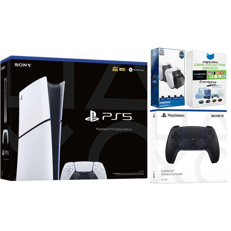 Sony PlayStation 5 Slim Digital with Extra Midnight Black
