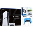 thumbnail image 1 of Sony PlayStation 5 Slim Digital with Extra Starlight Blue Controller, Dual Charging Dock and MightySkins Game Pack Code, 1 of 4