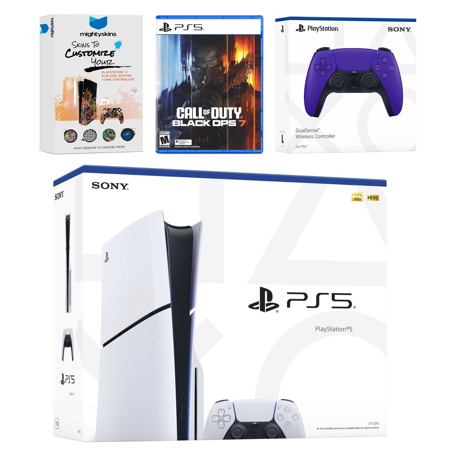 ワイ　7台セット　PlayStation 5 Sony PlayStation 5 Slim Disc Bundle with Call of Duty Black Ops 7