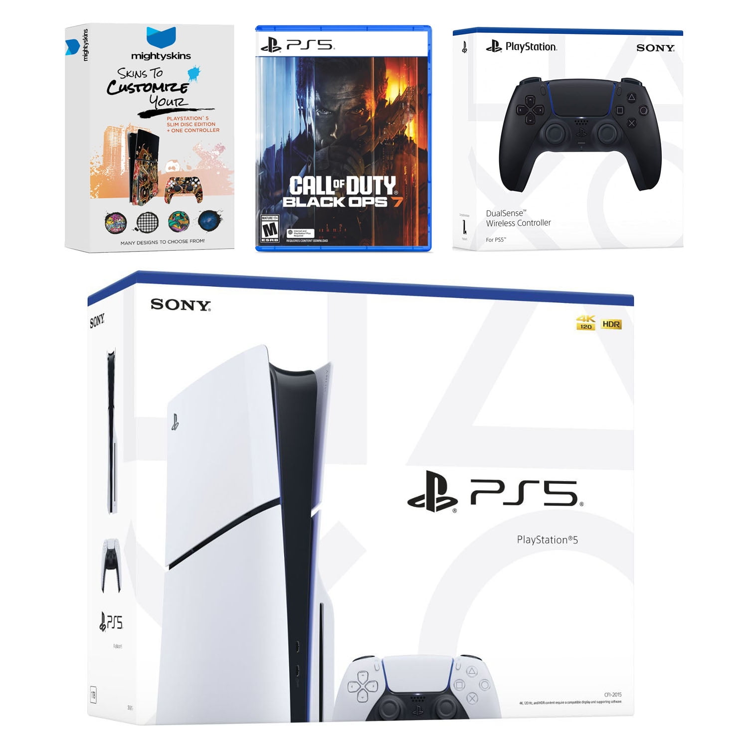 Sony PlayStation 5 Slim Disc Bundle with Call of Duty Black Ops 7 Game ...