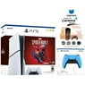 Sony PlayStation 5 Disc Marvel’s Spider-Man 2 Bundle with Surge Dual Controller Charge Dock and Microfiber Screen Cleaner