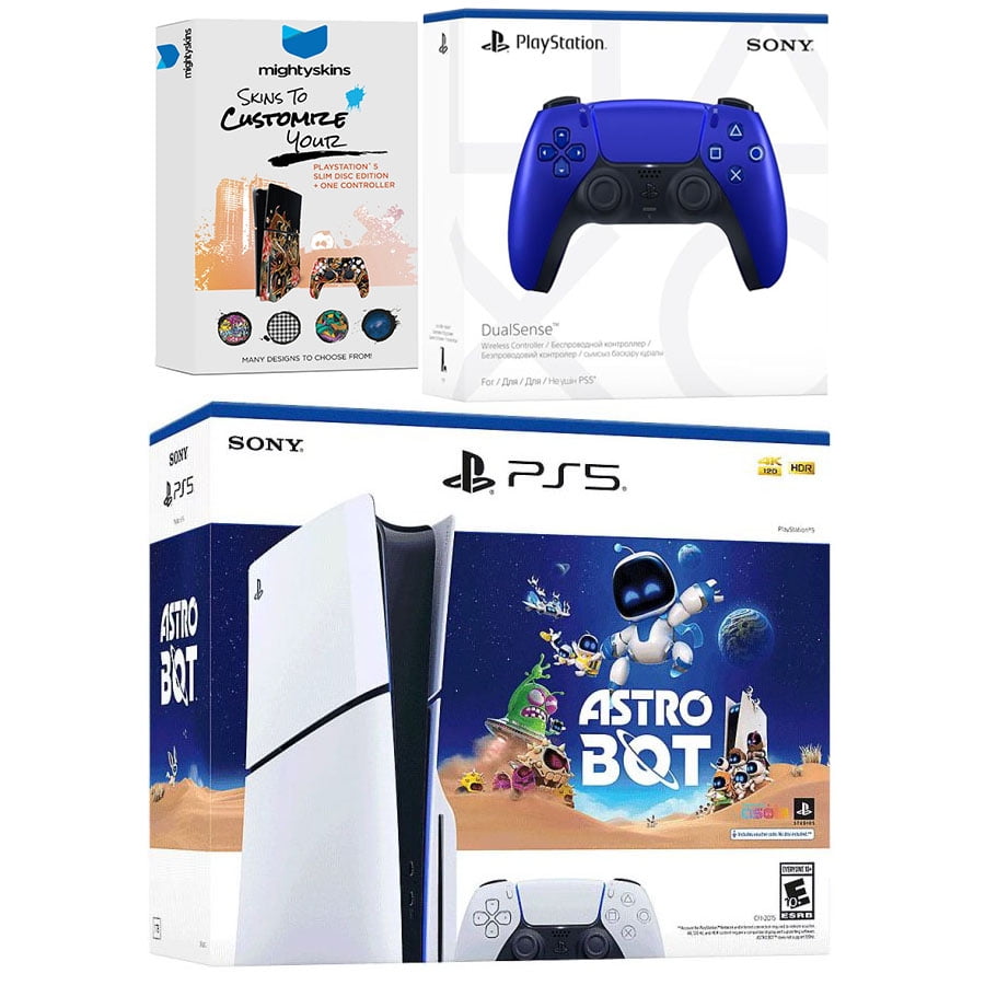 Sony PlayStation 5 Core with Extra Blue Dualsense Controller