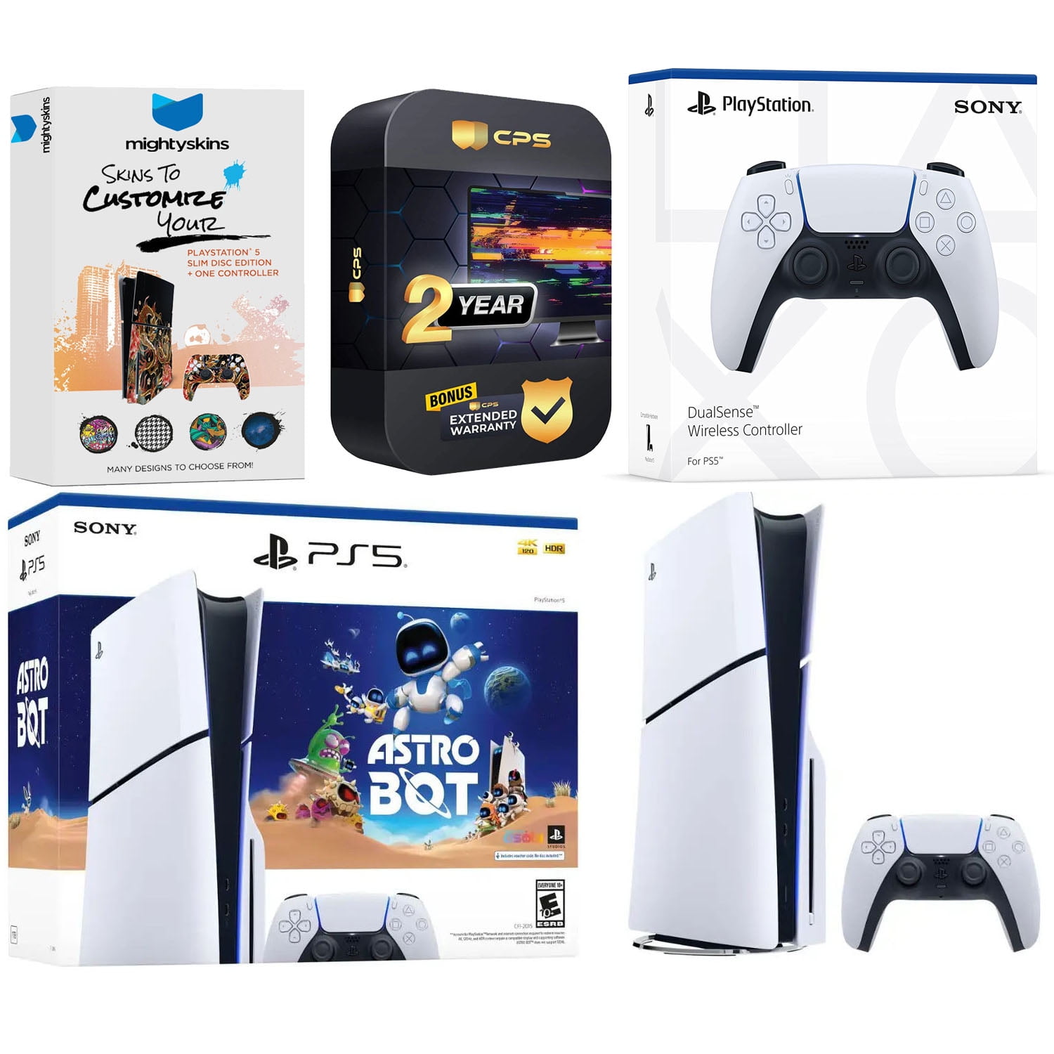 Sony PlayStation 5 Slim Disc PS5 Astro Bot Bundle with Extra