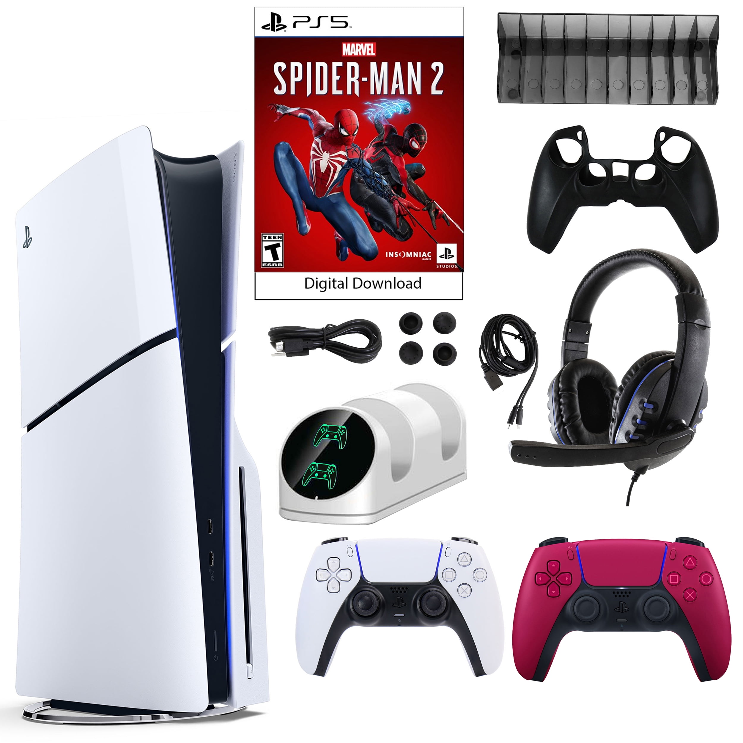 ps5 slim con spiderman 2