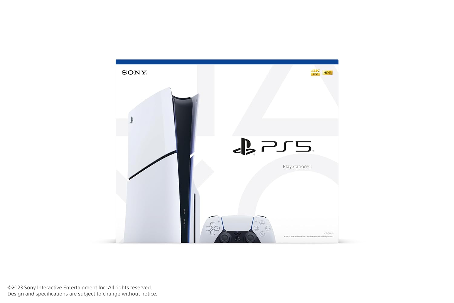 Consola de videojuegos Sony PlayStation 5 Slim restaurada, 1000 GB, blanco, 1, 1, 1