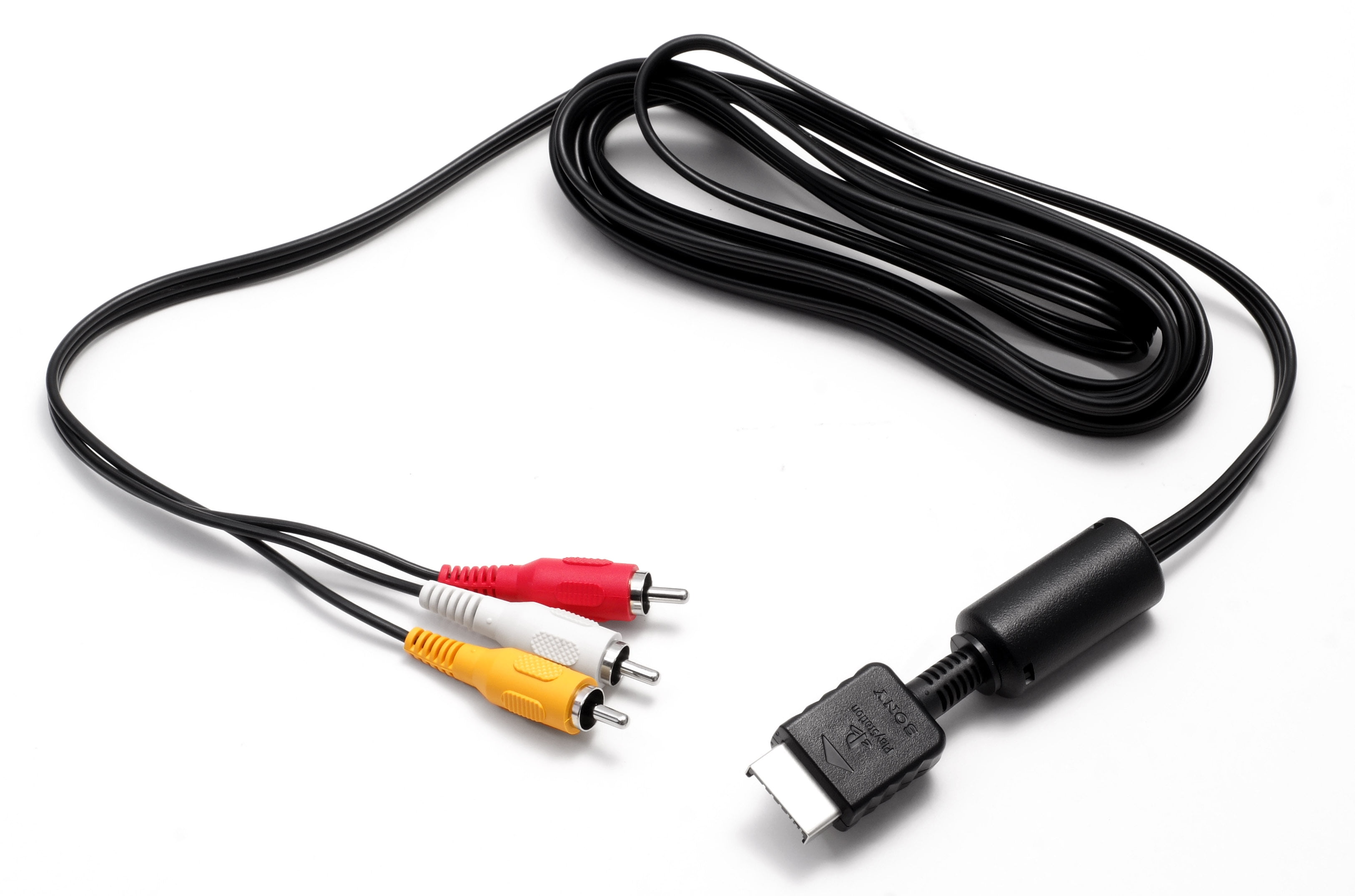 ps2 Sony PlayStation RCA AV Audio Video Cable, 1.8M, for PS1/2/3