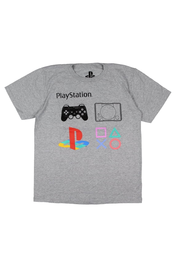 Sony PlayStation Boys' Console and Gaming Graphics Designs T-Shirt