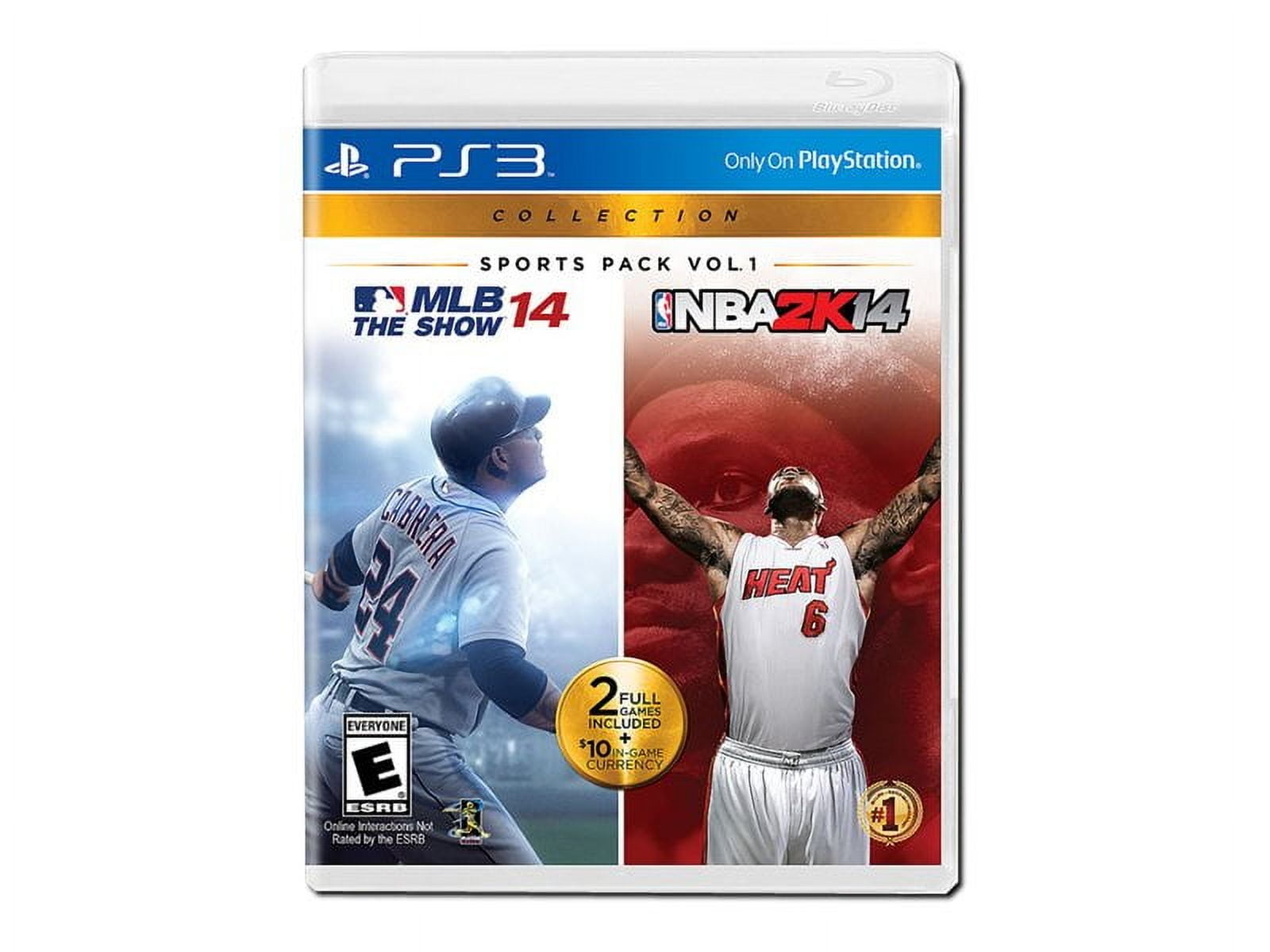 Sony PlayStation Sports Pack Vol. 1 MLB 14 The Show and NBA