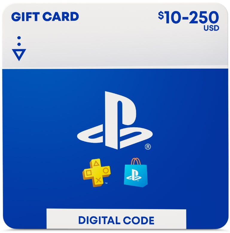 Sony PlayStation VGC $10-$250 Prepaid Gaming eCard, [Email