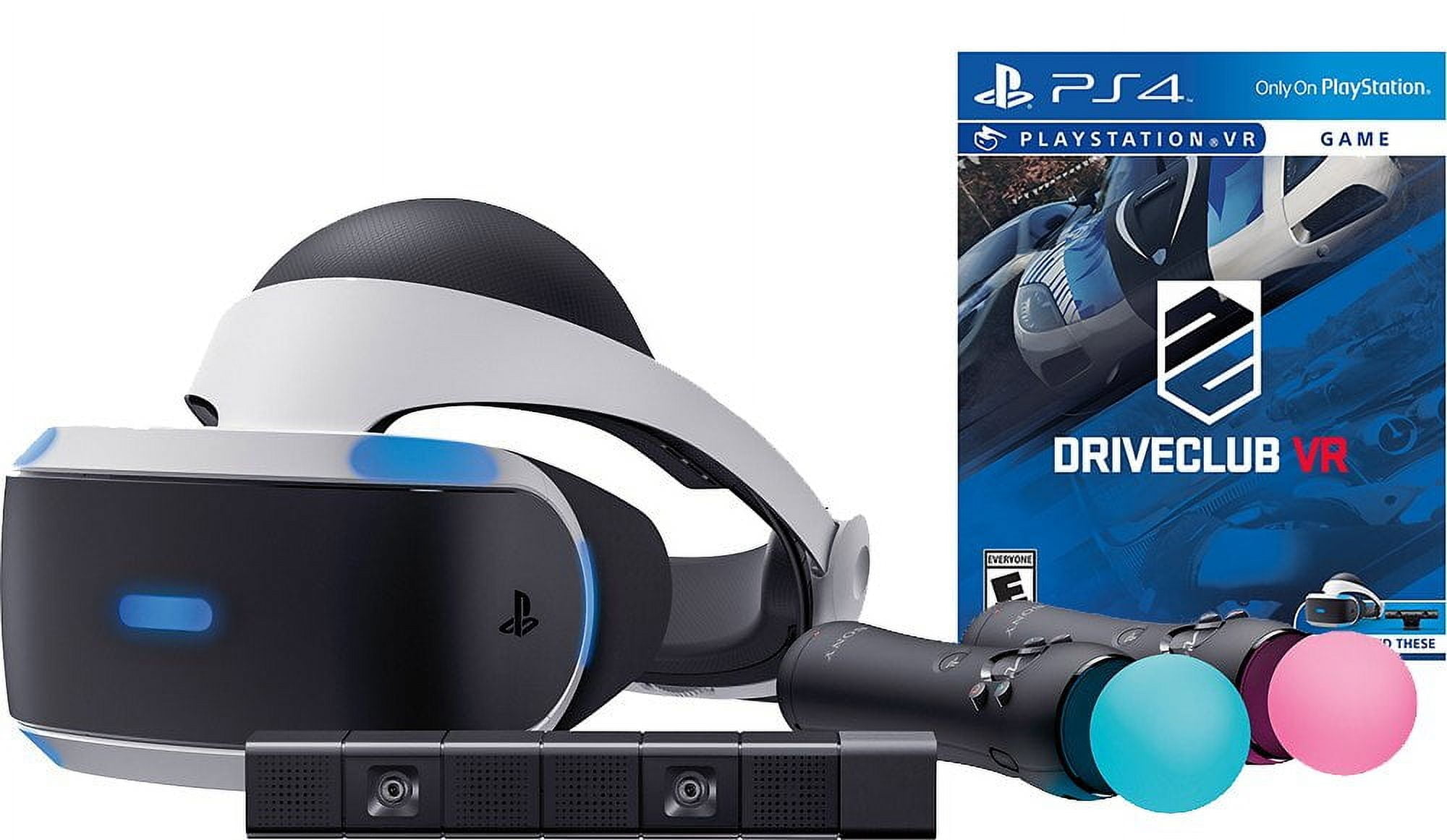 Sony PlayStation VR DriveClub Starter Bundle 4 items: VR,motion, camera and vr game disc- PSVR DriveClub [video game]