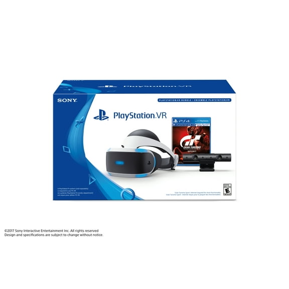 Sony PlayStation VR Gran Turismo Sport and Camera Bundle, 3002810