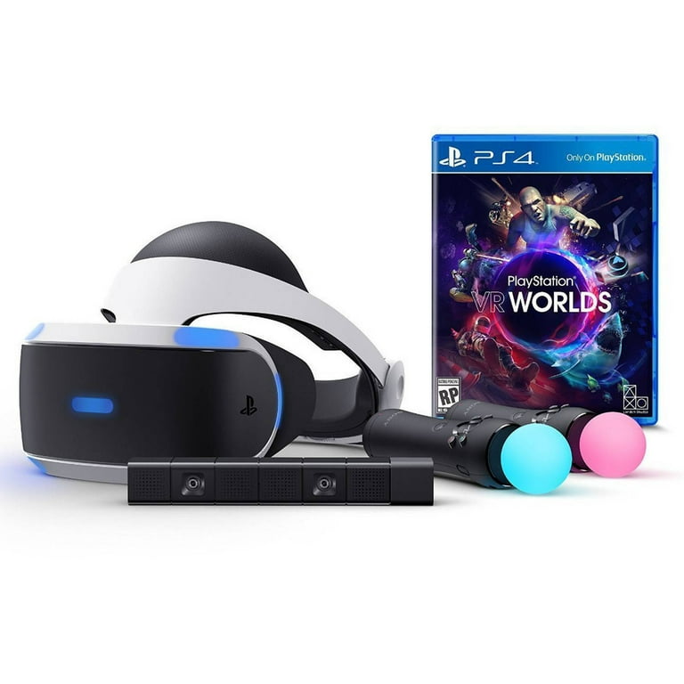 Sony PlayStation VR Worlds Bundle with Move Accessories 