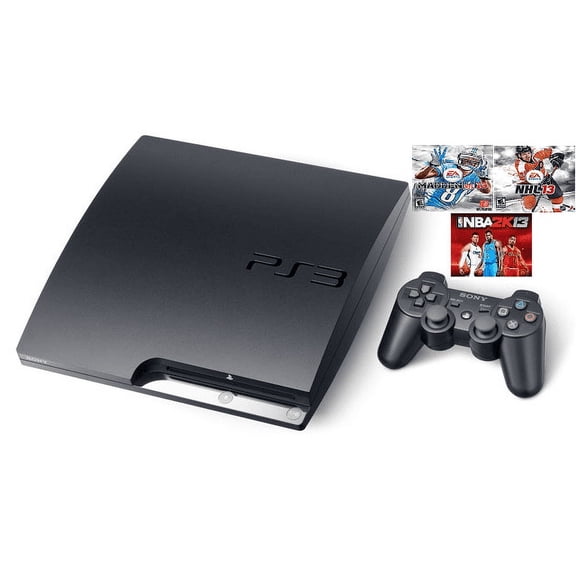 Pre-Owned Sony PlayStation 3 PS3 Video Game Console with NHL 13, 1, 1