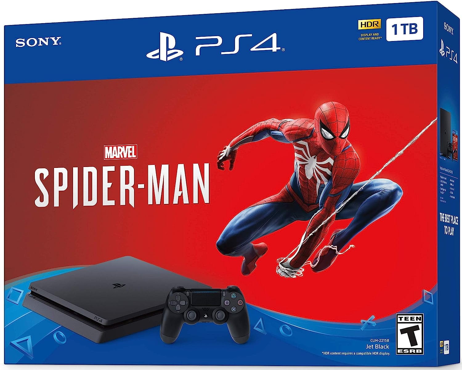 Sony Playstation 4 Slim 1TB SSD Console Marvel's Spider-Man New ...