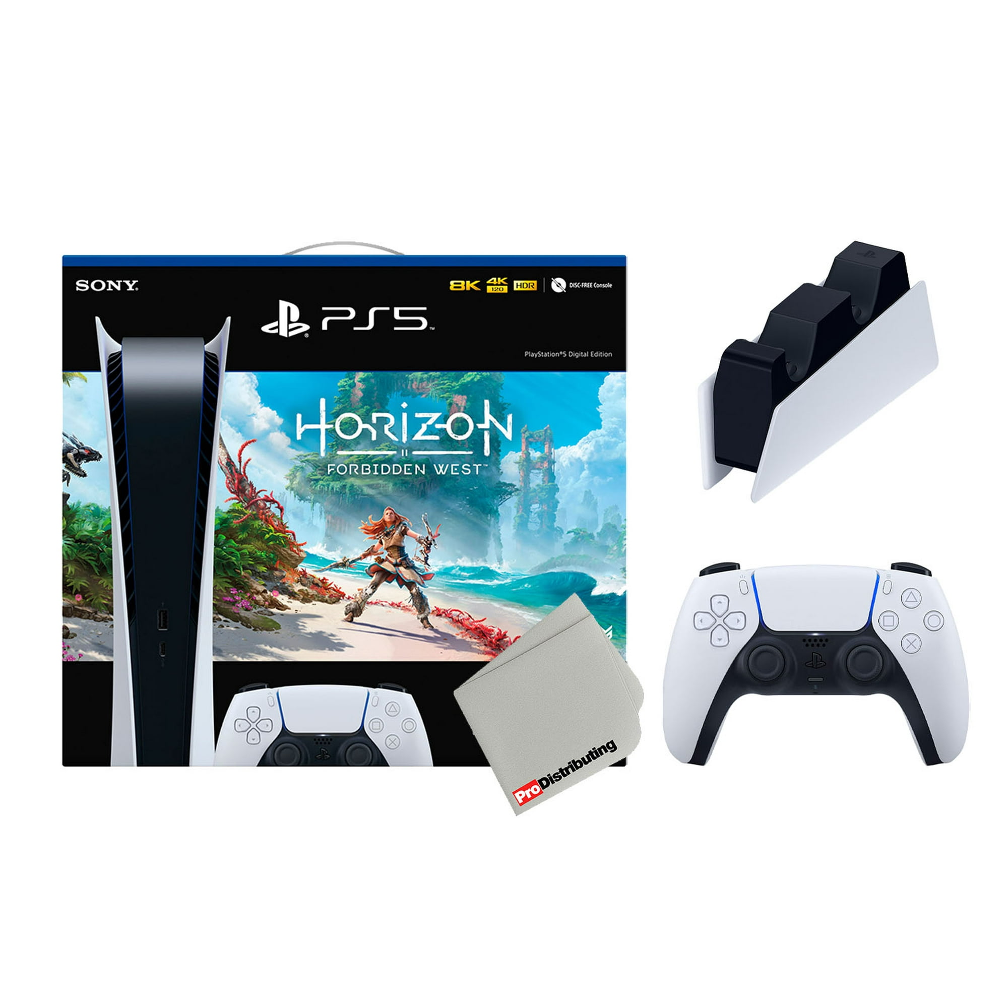 Sony Playstation 5 Digital Edition with Extra DualSense Wireless Controller  freeshipping - Pro-Distributing