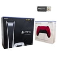 thumbnail image 1 of Sony Playstation 5 Digital Version (Sony PS5 Digital) with Extra DualSense Wireless Controller and Micro SD Card USB Adapter Bundle, 1 of 1