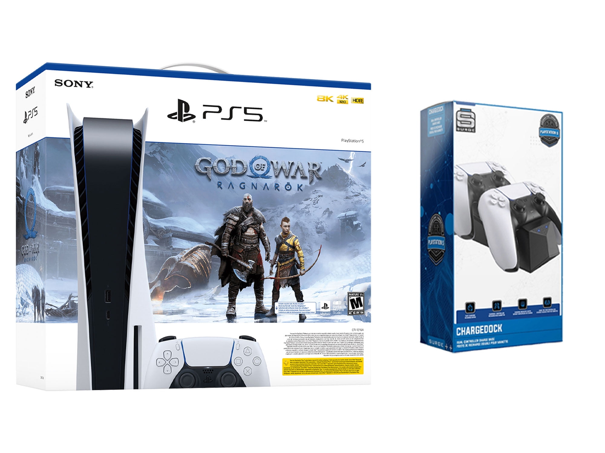 Playstation 5 con Ranura de Disco PS5 God of War Ragnarok Bundle Edition
