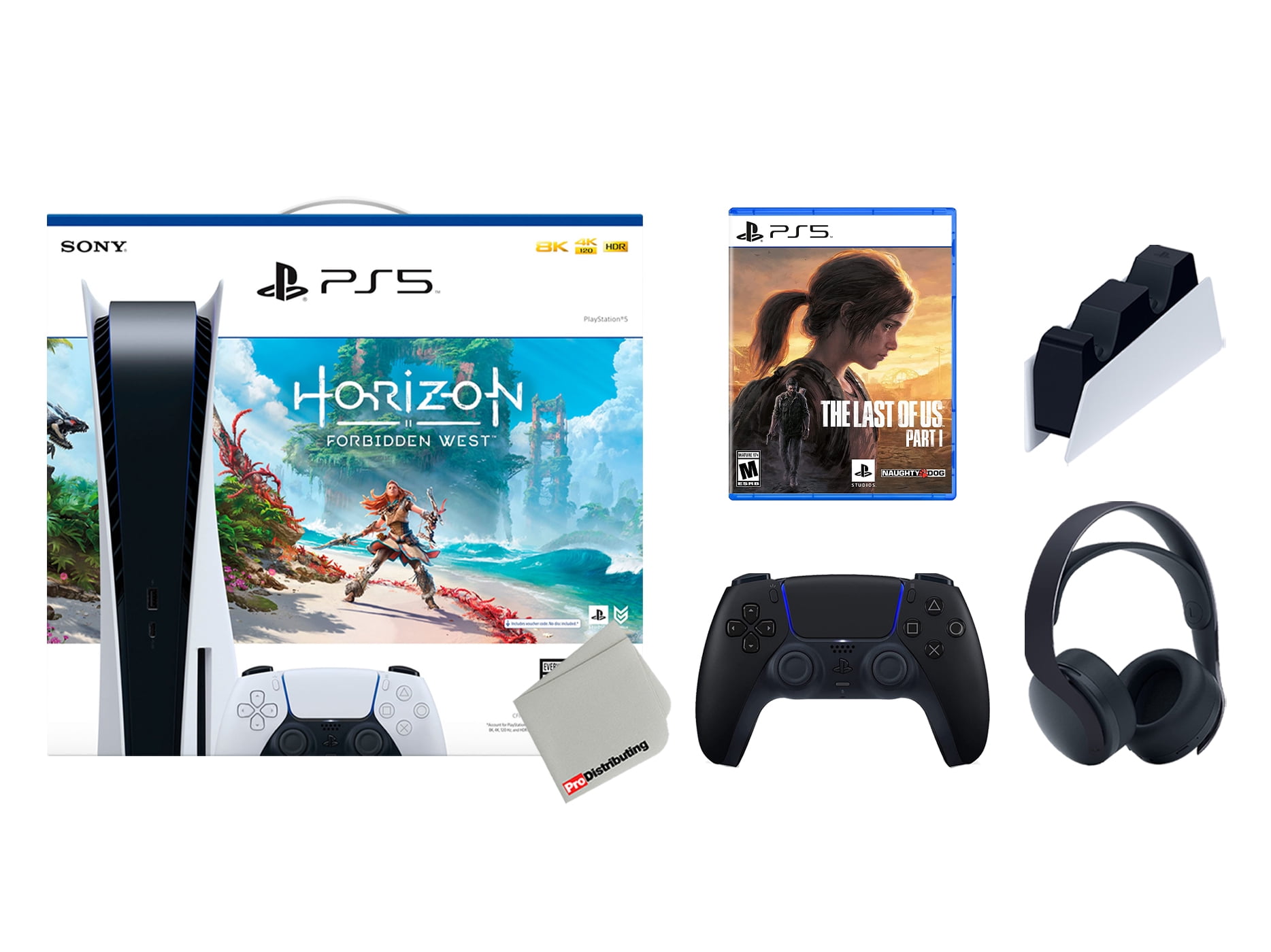 Sony Playstation 5 Disc Horizon Forbidden West Bundle with Extra
