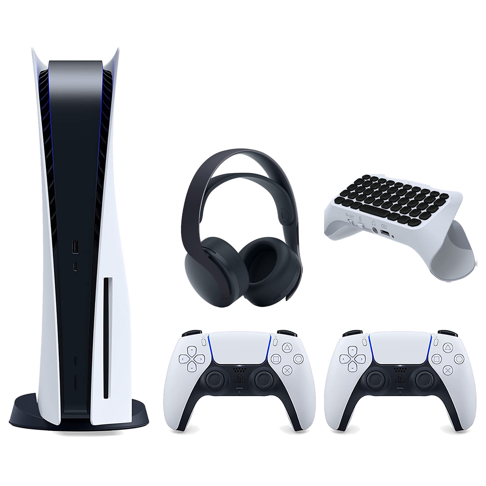 Sony PlayStation 5 Disc Version Console with Extra Controller, White