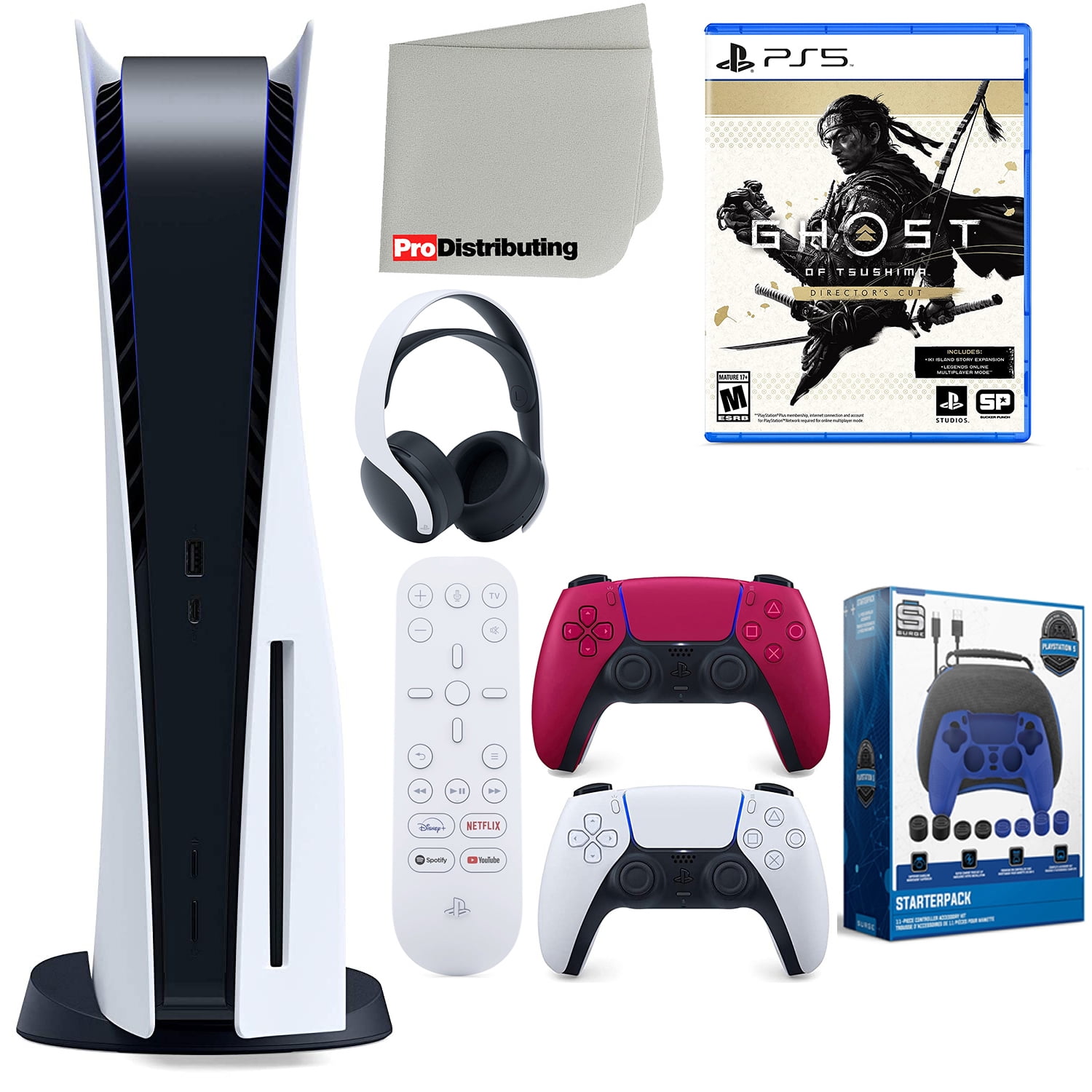 Consola Sony PlayStation 5 Disc Edition PS5, videojuegos ultrarrápidos con  videojuegos 4K-TV