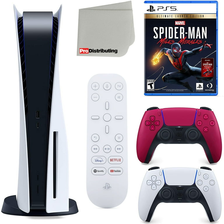 !WILLING TO NEGOTIAGATE 2024 !Red PS5 controller , PS5-Miles Morales Ultimate Launch