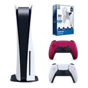 Sony PlayStation 5 Disc with w/ Surge PowerPack PS5 Battery Pack, Cosmic Red, 2 Count
