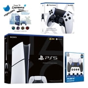 Sony Playstation 5 Slim Digital with Extra EDGE Controller, FPS Grip Kit and MightySkins Decal Voucher Plus