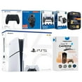 thumbnail image 1 of Sony Playstation 5 Slim Disc with Extra Midnight Black Controller, Plantronics Headset, FPS Grip Kit, Charge Dock and MightySkins Decal Voucher + 2 Year CPS Extended Warranty, 1 of 4