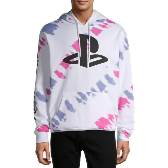 Sony Playstation Men's & Big Men's Tie Dye Graphic Hoodie