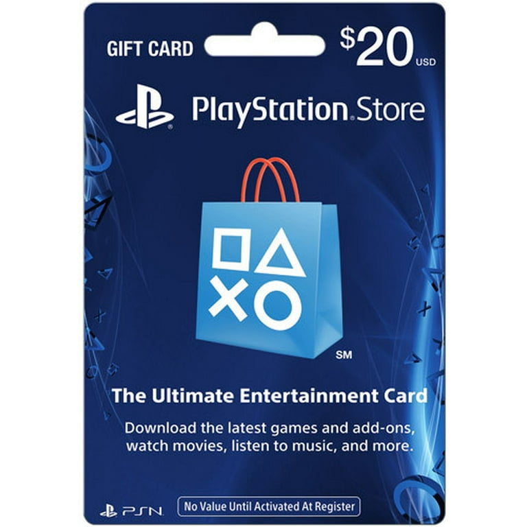 Playstation Gift Playstation Network 20 PlayStation Gift Card – 20