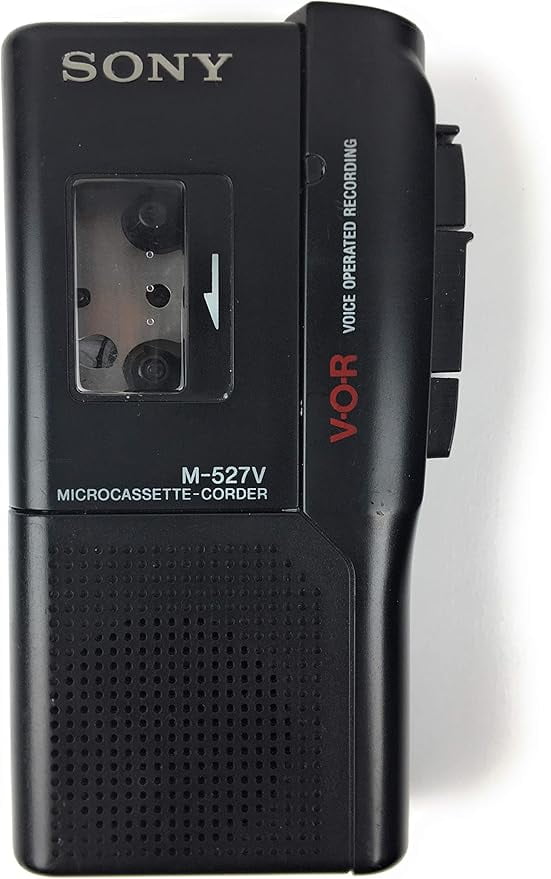 Pre-Owned Sony Pressman Micro‑Cassette Recorder M‑527V - Walmart.com