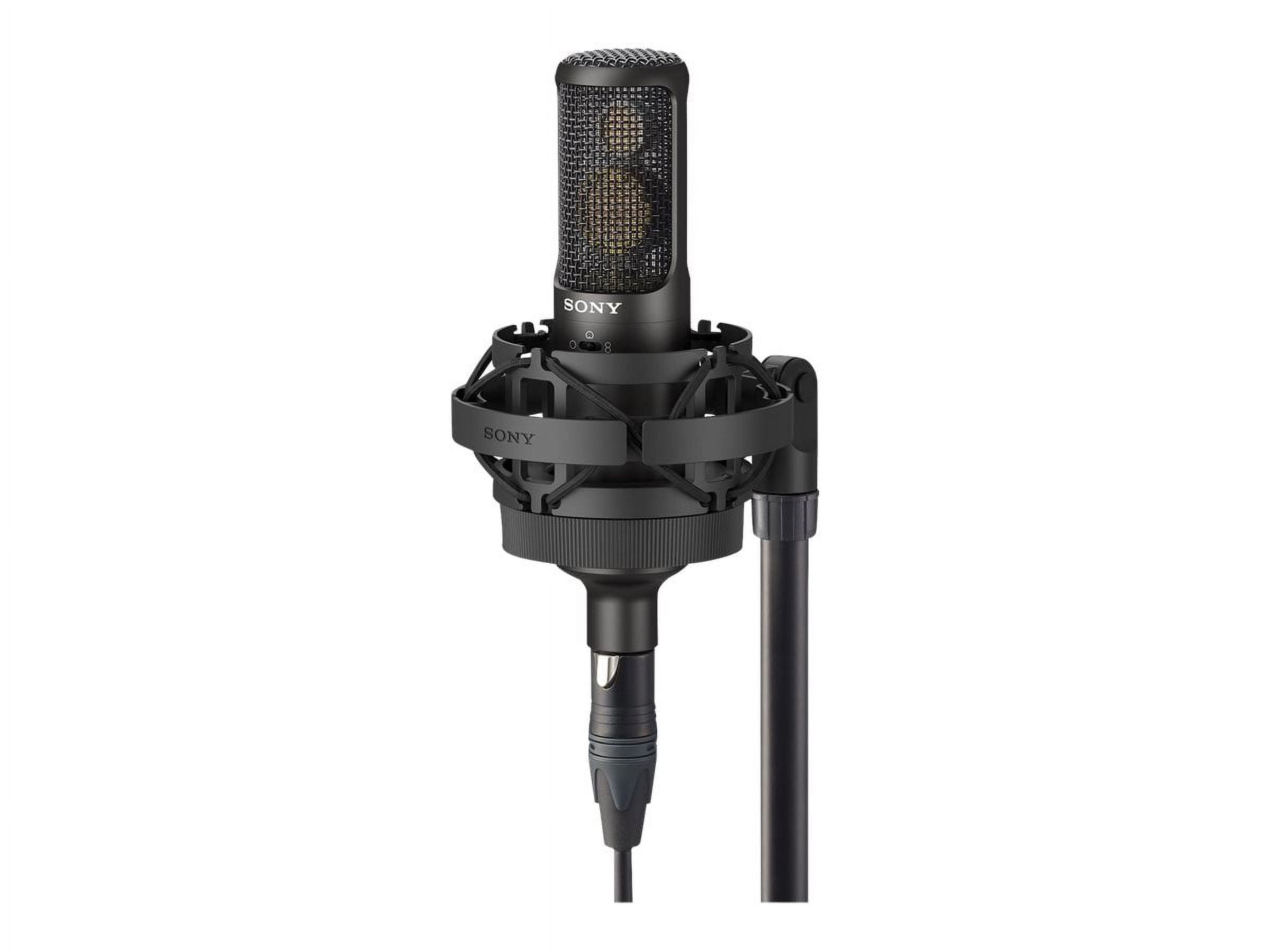 Sony Pro C100 Wired/Wireless Electret Condenser Microphone, Black