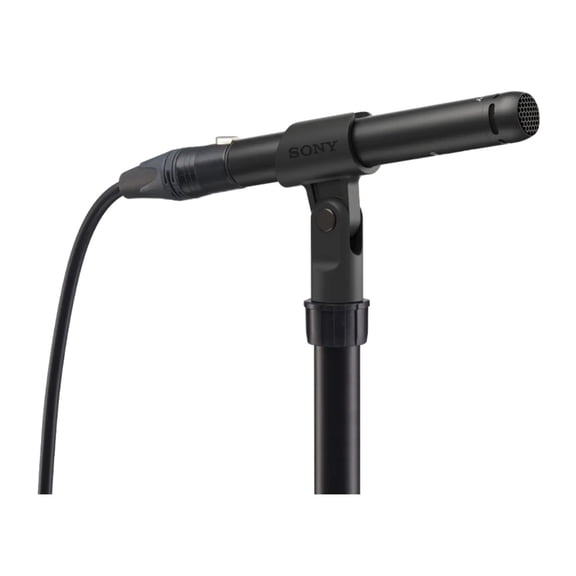 Sony ECM-100U Uni-Directional Electret Condenser Microphone - High-Resolution Audio Compatible and with Noise Elimination Feature